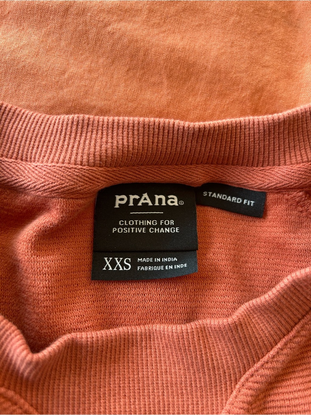 Prana Rust-Toned Crewneck Sweatshirt